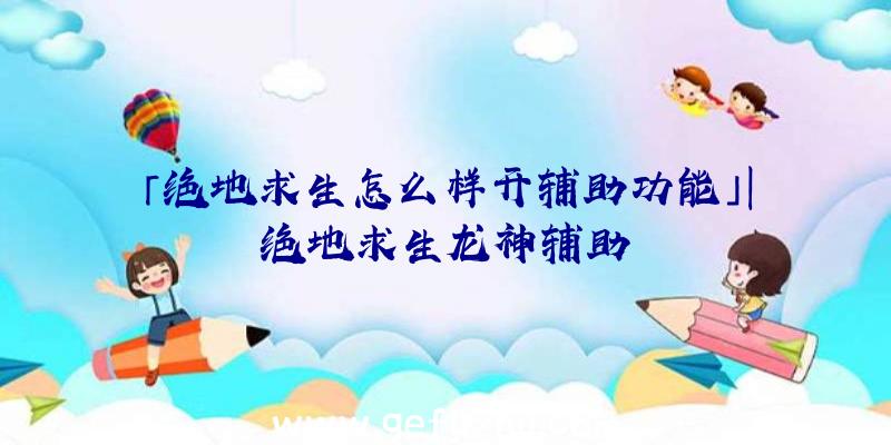 「绝地求生怎么样开辅助功能」|绝地求生龙神辅助